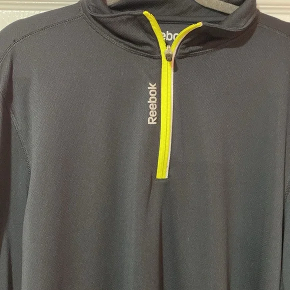 Reebok mens pullover XL navy with zipper. - Picture 3 of 7